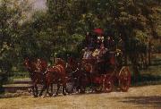 Thomas Eakins fairman rogers fyrspann oil painting